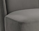 AMITA WHEELED DINING CHAIR - PICCOLO PEBBLE