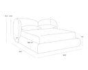 ESME BED - KING ALTRO CAPPUCCINO