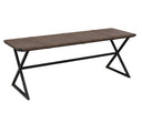 ELON BENCH - VINTAGE COGNAC LEATHER
