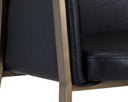 BERNADETTE DINING ARMCHAIR - BRAVO BLACK