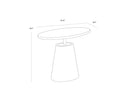 KADIN SIDE TABLE - GREY