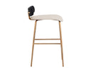LORELEI COUNTER STOOL - DILLON CREAM DILLON BLACK