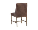 LEIGHLAND DINING CHAIR - HAVANA DARK BROWN