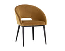 THATCHER DINING ARMCHAIR - BLACK GOLD SKY