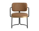 JALEN DINING ARMCHAIR - MILLIKEN COGNAC