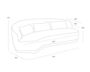 SORAYA SOFA - DOVE CREAM