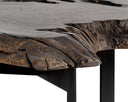 WYATT COFFEE TABLE - BLACK DARK BROWN