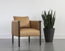 WILDER LOUNGE CHAIR - LUDLOW SESAME LEATHER