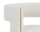 ADAMINA DINING ARMCHAIR - RHEA LIGHT BARLEY