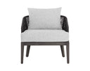CAPRI LOUNGE CHAIR - SMOKE GREY COPACABANA MARBLE