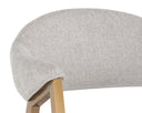 BURGOS DINING ARMCHAIR - BELFAST HEATHER GREY