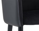 ASHER DINING ARMCHAIR - ABBINGTON BLACK NAPA BLACK