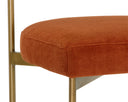 SENECA DINING CHAIR - ANTIQUE BRASS DANNY RUST
