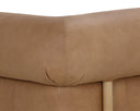 BROMLEY SOFA - RUSTIC OAK LUDLOW SESAME LEATHER