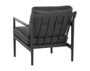 GILMORE LOUNGE CHAIR - BLACK BLACK LEATHER