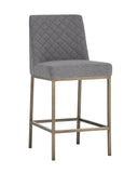 LEIGHLAND COUNTER STOOL - DARK GREY