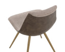 LIPA DINING CHAIR - ANTIQUE BRONZE BELFAST OYSTER SHELL PORPOISE