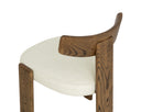 HORTON DINING CHAIR - WARM BROWN GERALT LINEN