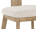 RICKETT DINING CHAIR - WEATHERED OAK DOVE CREAM