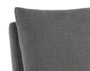 GLENROSE WHEELED DINING CHAIR - EFFIE SMOKE