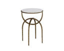 ALICENT END TABLE - WHITE MARBLE