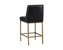 LEIGHLAND COUNTER STOOL - COAL BLACK