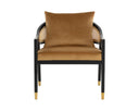 KIRSTEN LOUNGE CHAIR - GOLD SKY
