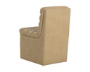 NORM WHEELED DINING CHAIR - COPLEY LATTE