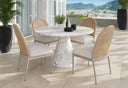 CALANDRI DINING CHAIR - GREIGE LOUIS CREAM