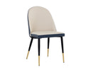 KLINE DINING CHAIR - DILLON CREAM DILLON THUNDER