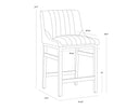 HALDEN COUNTER STOOL - BEIGE LINEN