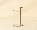 Forvyn End Table - RUSTIC BRONZE TRAVERTINE LOOK NATURAL