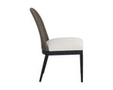 CALANDRI DINING CHAIR - BLACK LOUIS CREAM