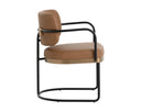 JALEN DINING ARMCHAIR - MILLIKEN COGNAC