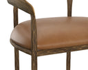 ZANATTA COUNTER STOOL - TAN LEATHER