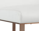 DEAN COUNTER STOOL - ANTIQUE BRASS CANTINA WHITE