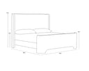 IVES BED - KING ALTRO CAPPUCCINO