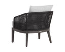 CAPRI LOUNGE CHAIR - SMOKE GREY COPACABANA MARBLE