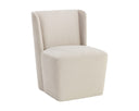 AMITA WHEELED DINING CHAIR - PICCOLO PROSECCO