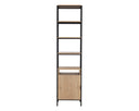 Duren Modular Bookcase - SMALL RUSTIC OAK BLACK