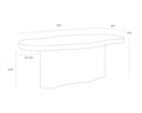 IDRIS DINING TABLE - Default Title