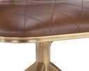 VIRTU SWIVEL DINING CHAIR - BRAVO COGNAC