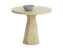 KLIFF BISTRO TABLE - TRAVERTINE LOOK NATURAL