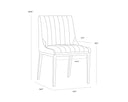 HALDEN DINING CHAIR - BRAVO COGNAC