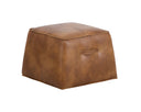 ASPEN OTTOMAN - TOBACCO TAN
