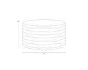 COREY COFFEE TABLE - LARGE SUMMER SAND