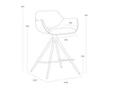 OWEN SWIVEL COUNTER STOOL - Default Title