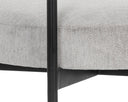 SENECA COUNTER STOOL - BLACK POLO CLUB STONE