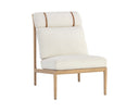 ELANOR LOUNGE CHAIR - LIGHT OAK ALTRO WHITE