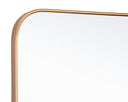 CALABASAS WALL MIRROR - BRASS